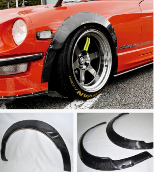 S30Z Front fender flares Version II (to be used with SpeedForme